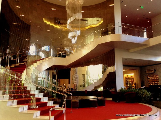 The Family-Friendly W Hollywood Hotel staircase