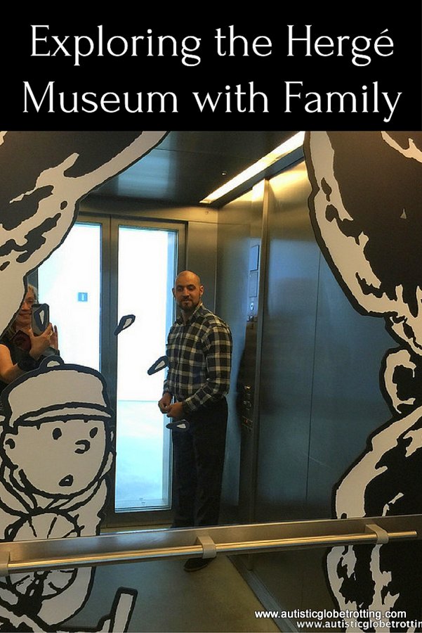 Exploring the Hergé Museum with Family pin