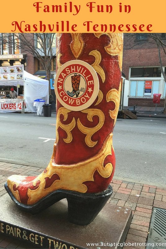 Family Fun in Nashville City pin