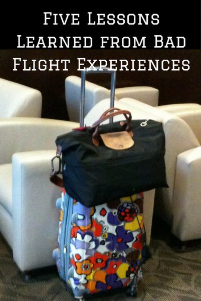 Five Lessons Learned from Bad Flight Experiences pin