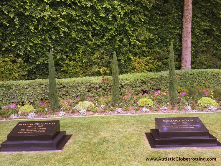 Visiting the Nixon Presidential Library and Museum with Children graves
