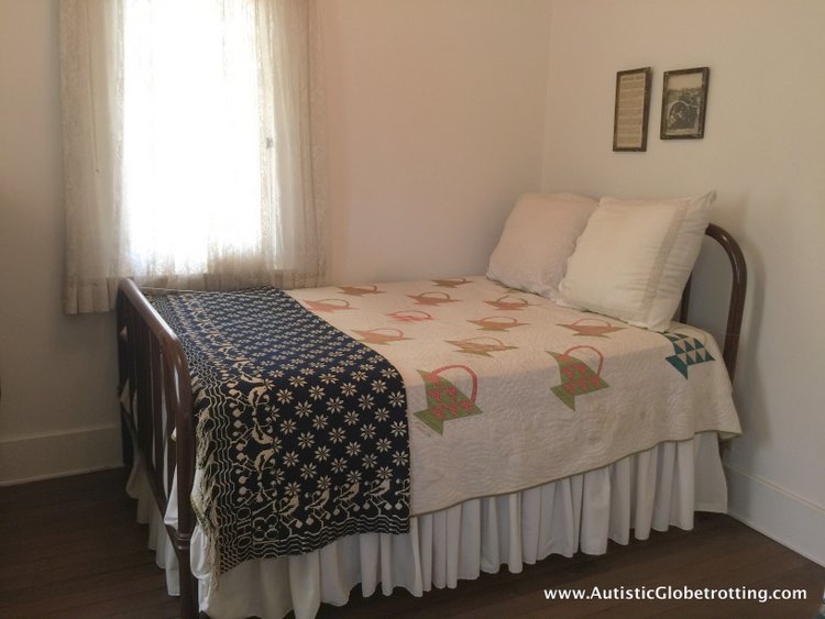Visiting the Nixon Presidential Library and Museum with Children bed
