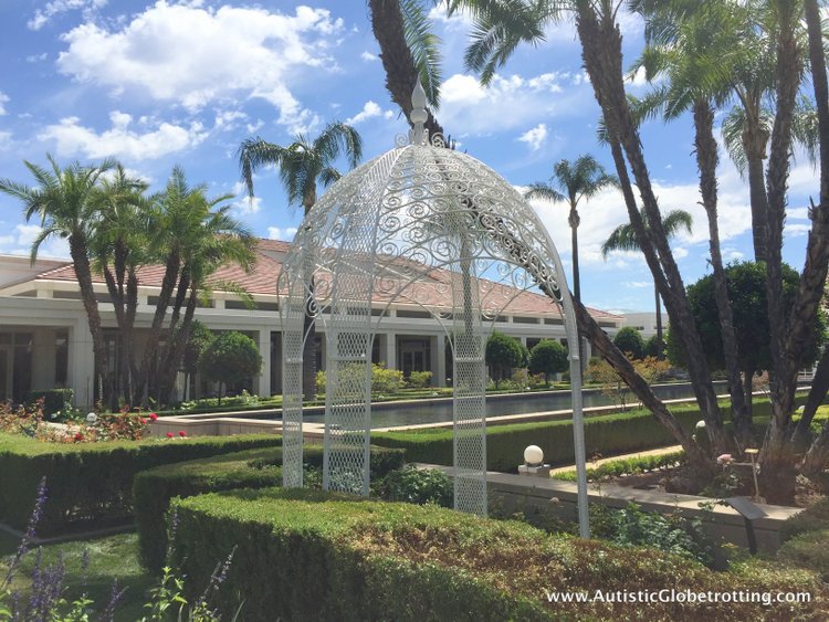 Visiting the Nixon Presidential Library and Museum with Children garden