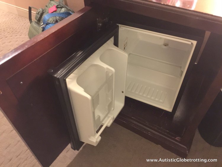 The Autism Friendly Sheraton Park at Anaheim Resort fridge