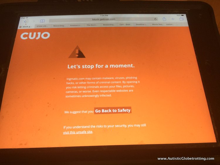 cujo warning
