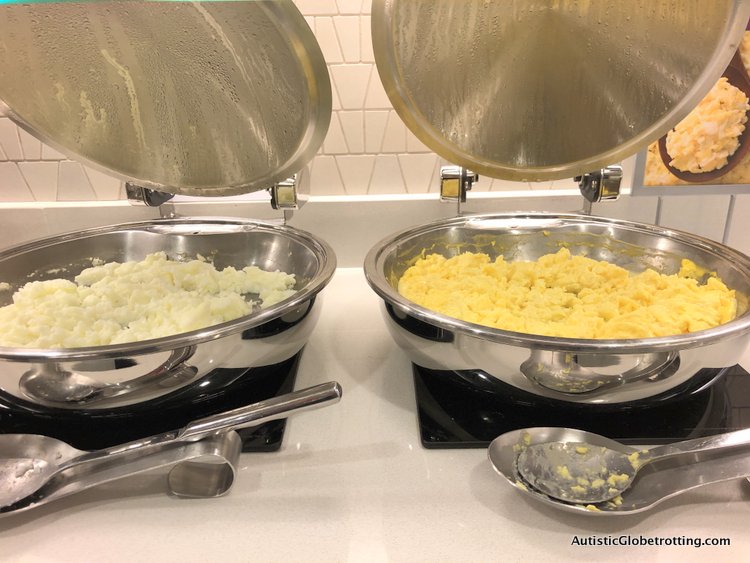 Residence Inn San Jose Cupertino caters to Autism Families breakfast eggs