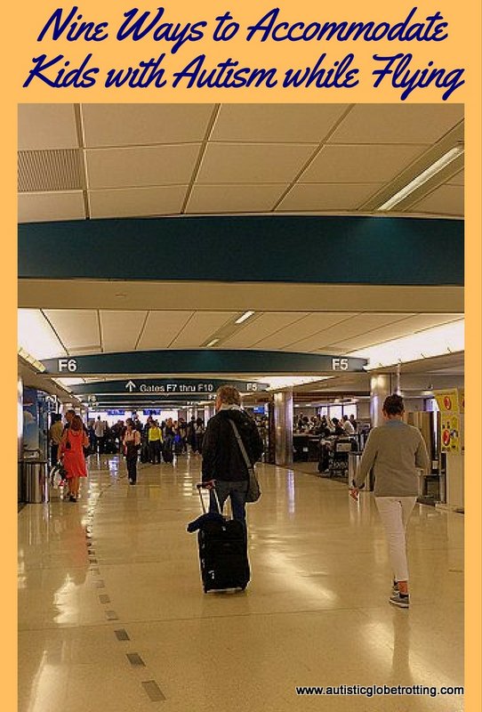 Nine Ways to Accommodate Kids while flying pin
