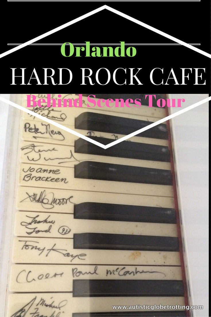 Orlando Hard Rock Cafe behind the scenes tour pin