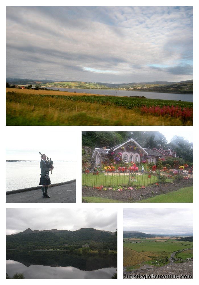 Taking your Kids with Autism to Scotland views