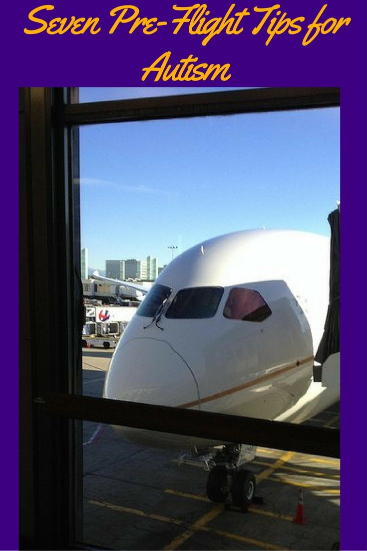 Seven Pre-Flight Tips for Autism pin