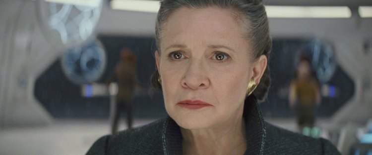 commander leia in the last jedi