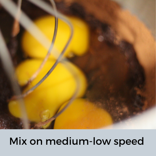 eggs added to gluten and dairy free brownie batter