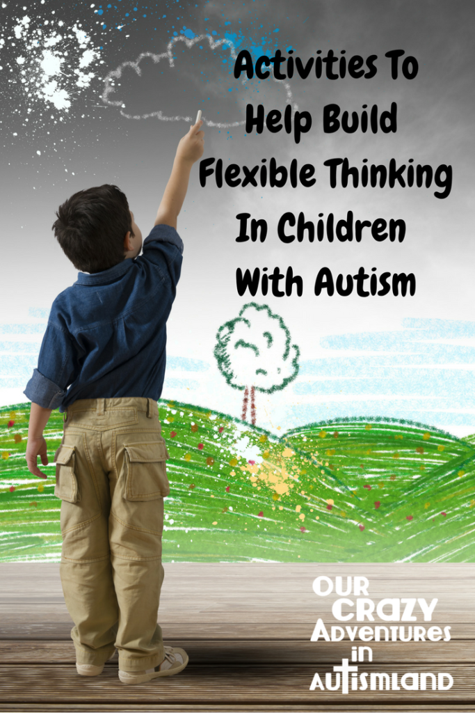 Activities to help build flexible thinking in children with autism lists ways to work on this deficit to improve their quality of life.